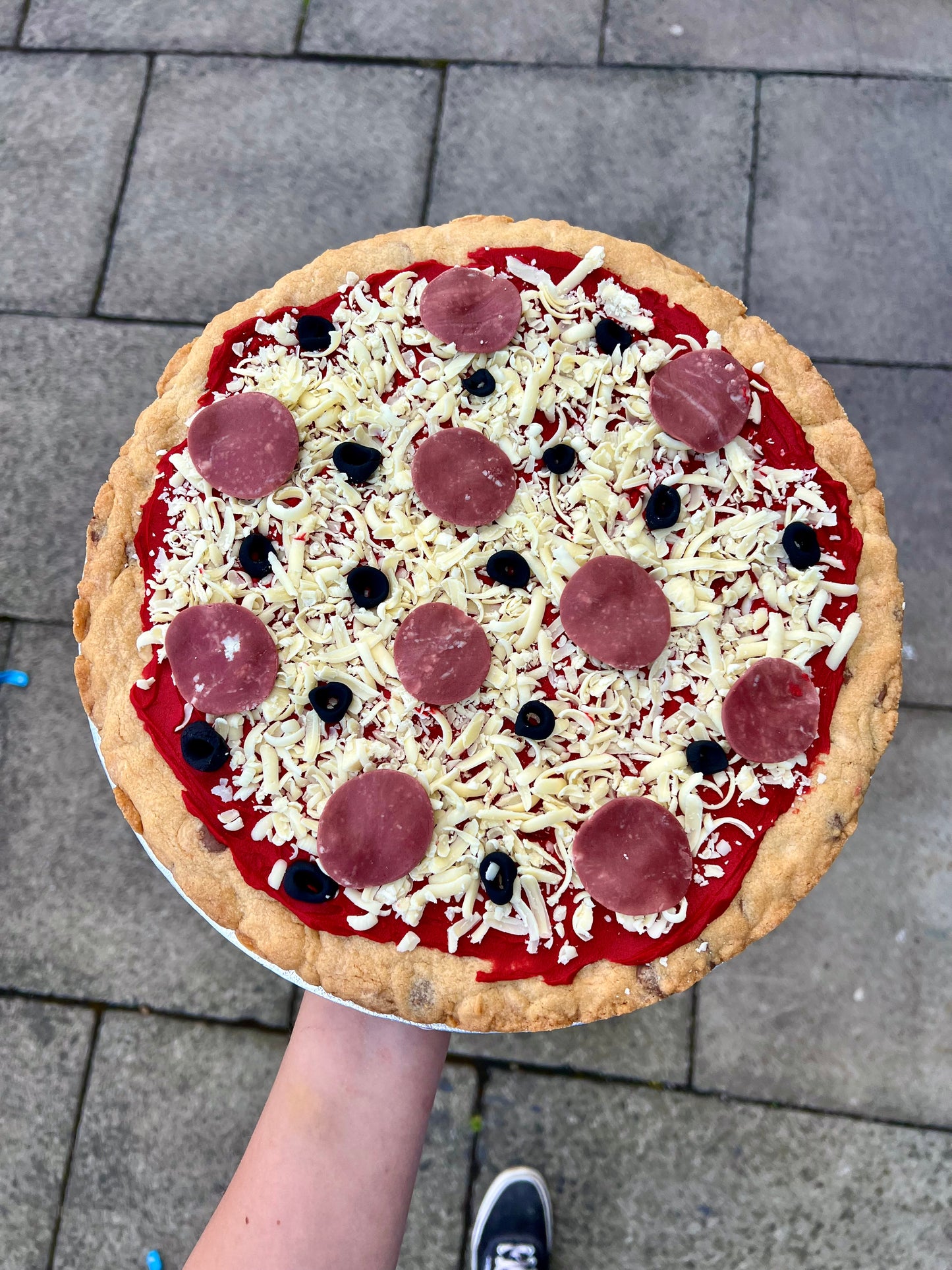 Pizza Cookie Cake -COLLECTION ONLY