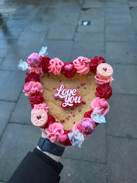 Valentine’s Day Cookie Cake (Collection only)
