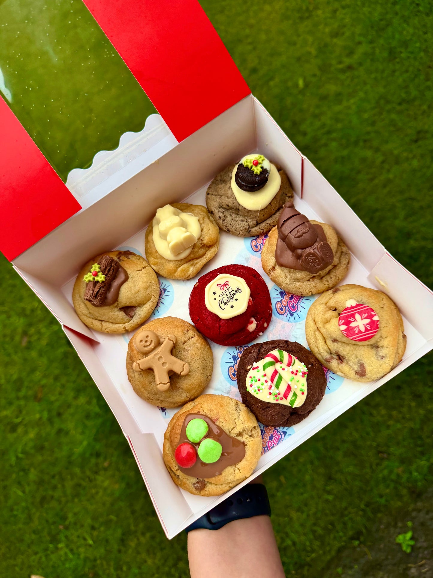 BOX OF 20 Mini Christmas Cookie Box